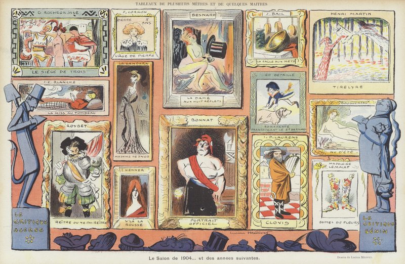 Illustratie voor Le Rire door Lucien Metivet