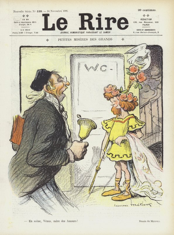 Illustratie voor Le Rire door Lucien Metivet