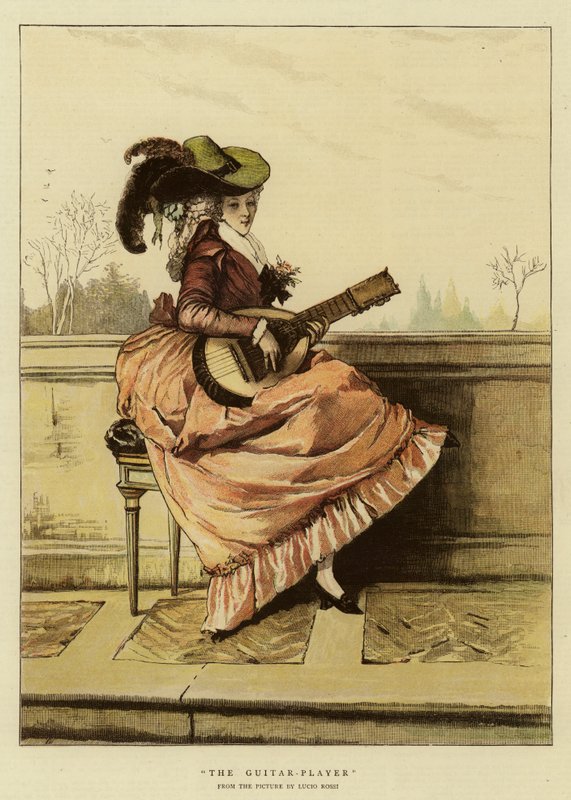 De gitaarspeler door Lucius Rossi