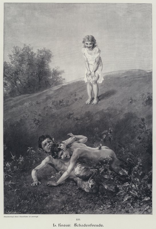 Schadenfreude door Ludwig Knaus