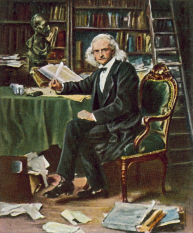Theodor Mommsen, Duitse klassieke geleerde, historicus en schrijver door Ludwig Knaus
