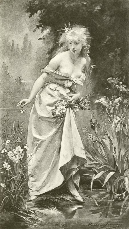 Ophelia door Madeleine Lemaire
