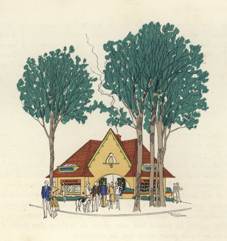 Boekhandel en Tabak in Le Touquet door Marcel Jacques Hemjik