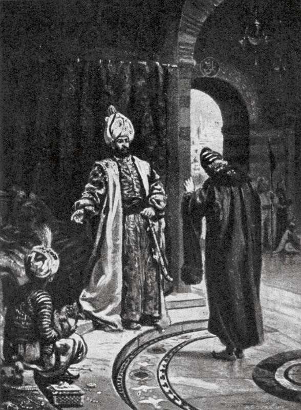 Joseph Nasi voor Selim (litho) door Margaret (after) Dovaston