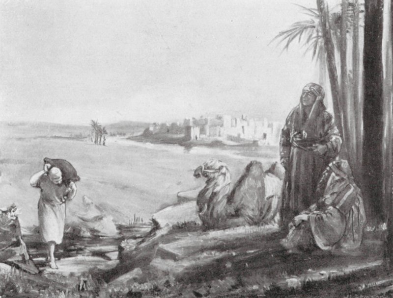 De stad Susa (litho) door Margaret (after) Dovaston