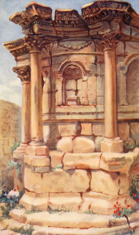 Tempel van Venus, Baalbek door Margaret Thomas
