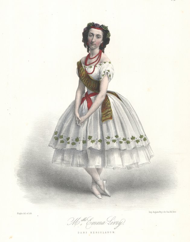 Franse balletdanseres Emma Livry in Felicien David