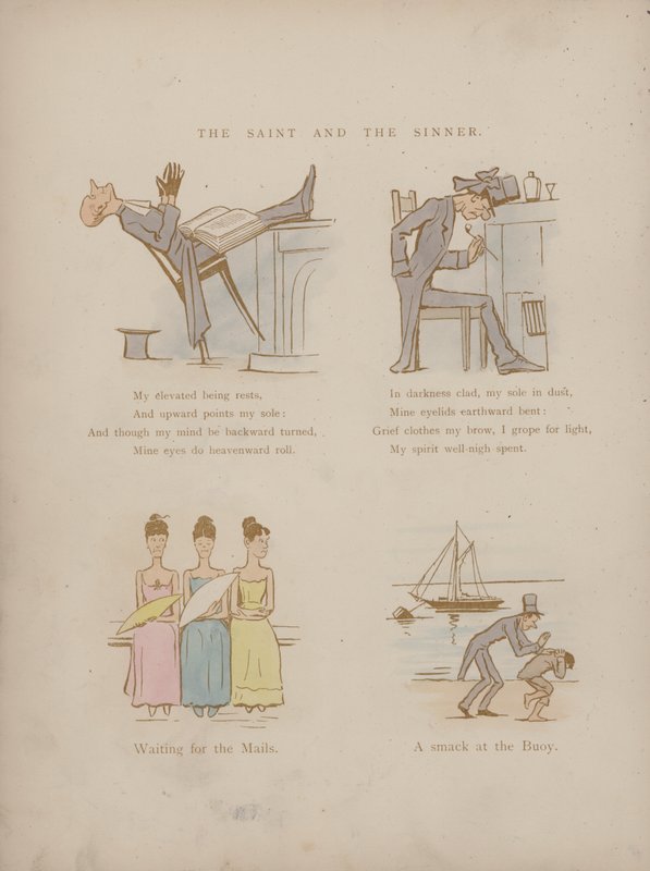 Pagina uit de Humours of Cynicus door Martin  Anderson