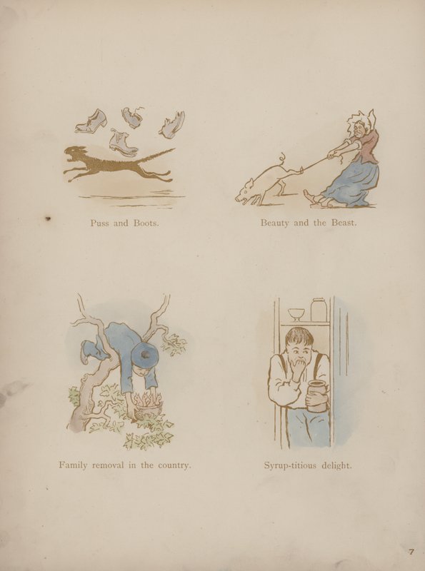 Pagina uit de Humours of Cynicus (gekleurde gravure) door Martin  Anderson