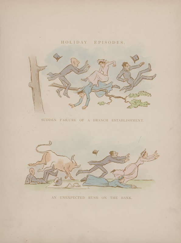 Pagina uit de Humours of Cynicus (gekleurde gravure) door Martin  Anderson