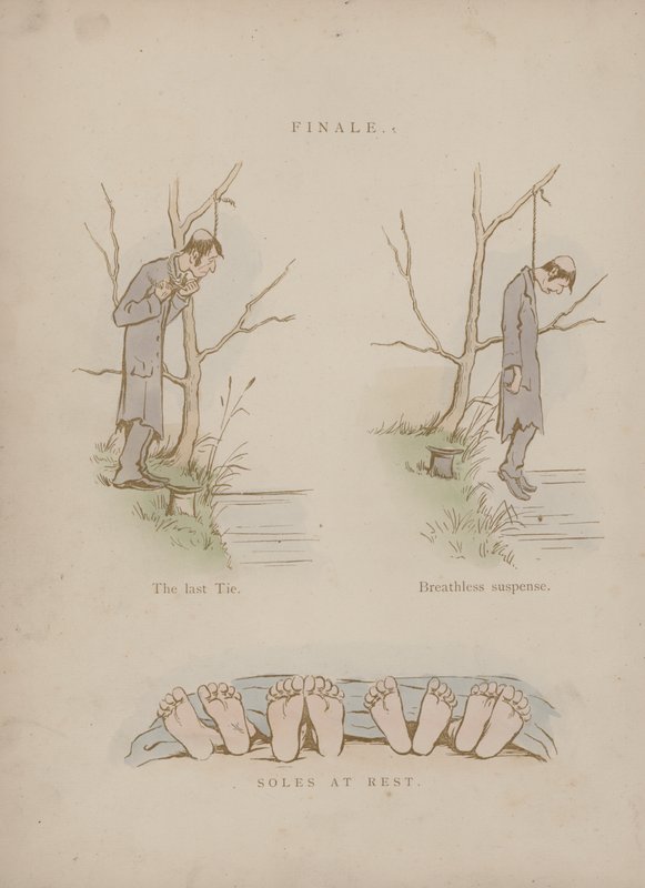 Pagina uit de Humours of Cynicus (gekleurde gravure) door Martin  Anderson
