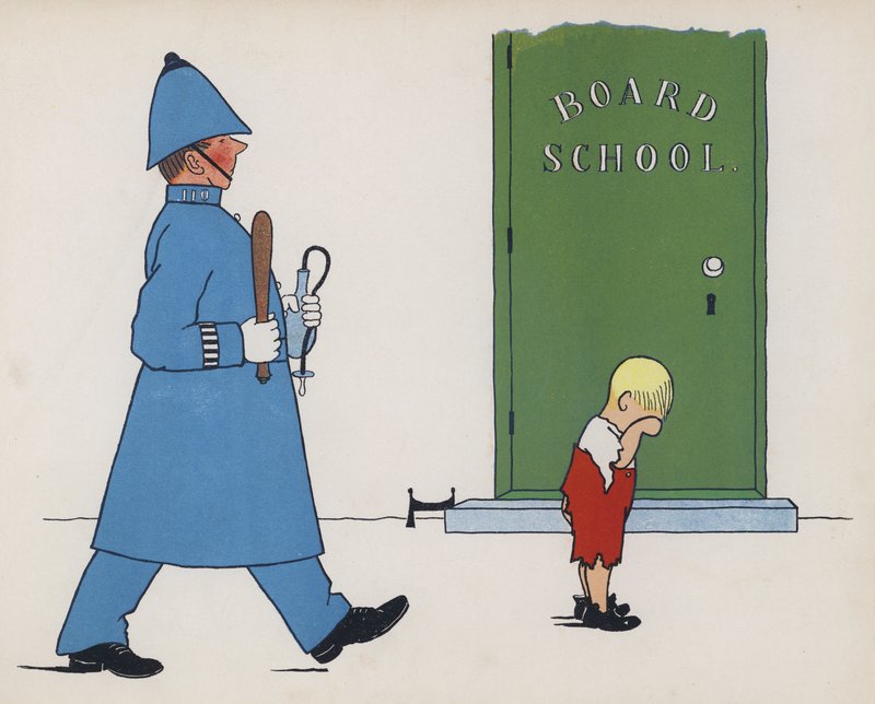 Wonderbaarlijk Engeland: Agent brengt jonge spijbelaar terug naar zijn lessen door Mary Francis Ames