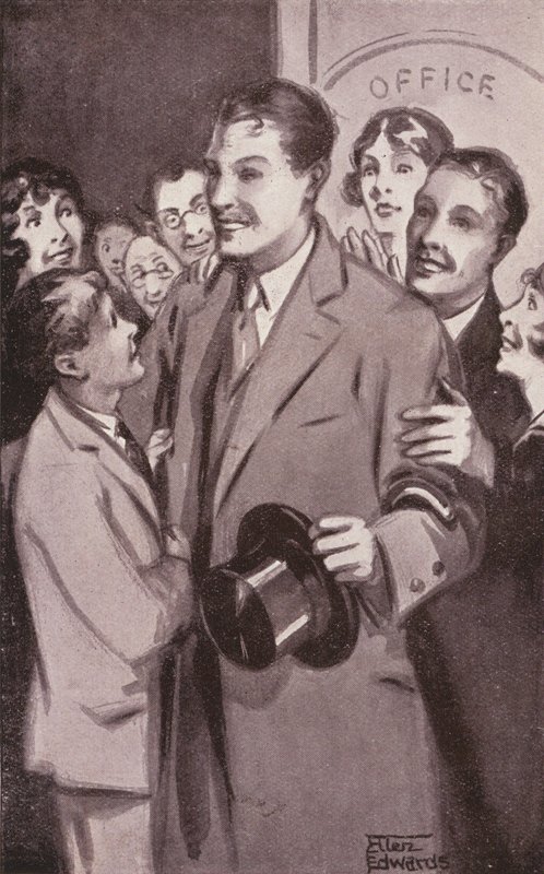 Illustratie voor Kipps door H.G. Wells door Mary Ellen Edwards