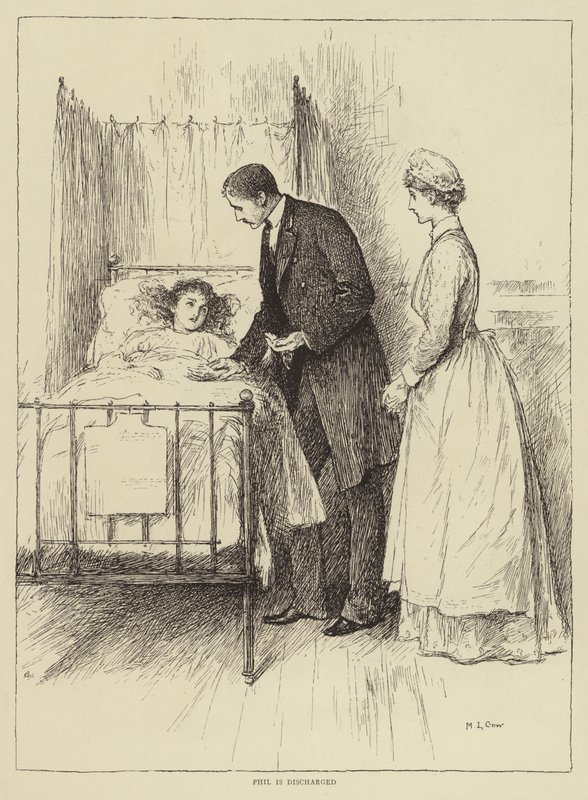 Illustratie voor Het Verhaal van een Verpleegster, door Honnor Morten door Mary L. Gow