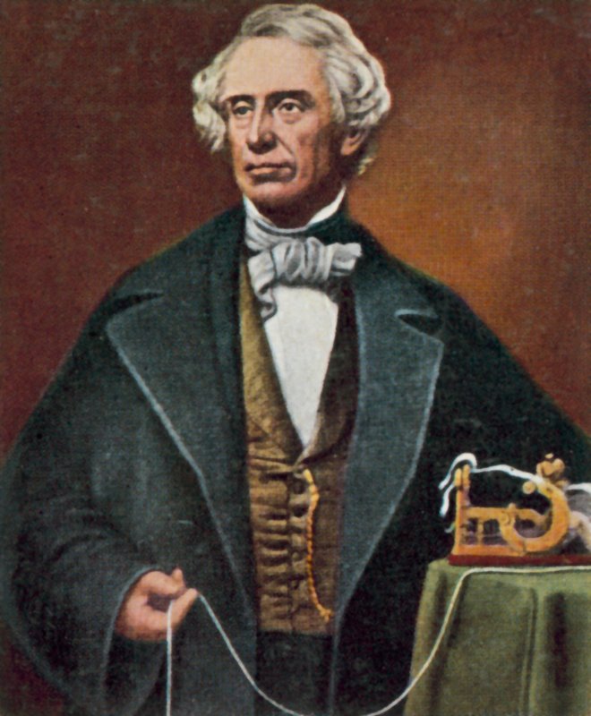 Samuel Morse, Amerikaanse uitvinder en telegrafiepionier door Mathew (after) Brady