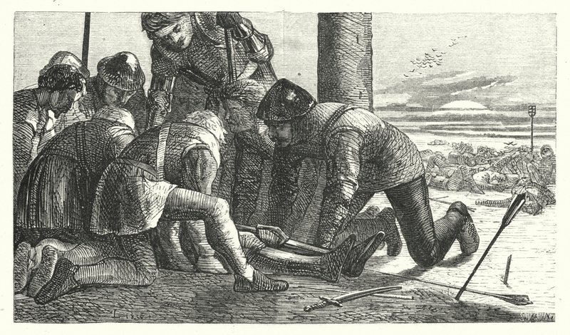 De legende van de prinsenveer door Matthew James (attr. to) Lawless
