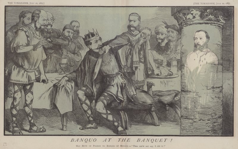 Banquo bij het banket door Matthew