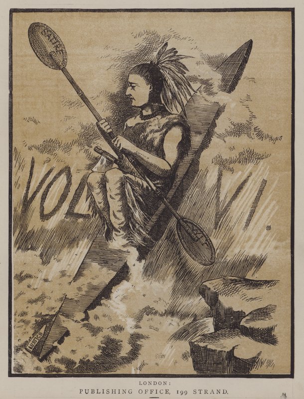 Illustratie uit The Tomahawk magazine door Matthew