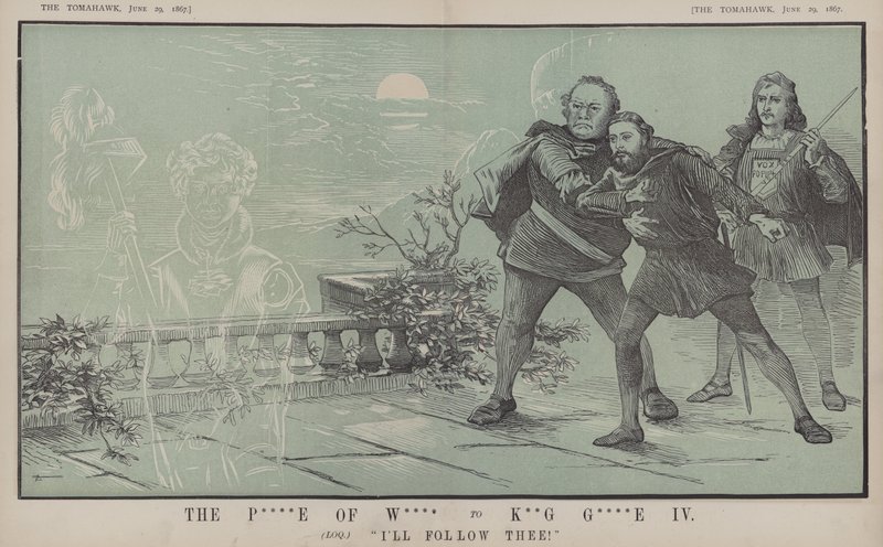 De Prins van Wales, aan Koning George IV: Ik volg u! door Matthew