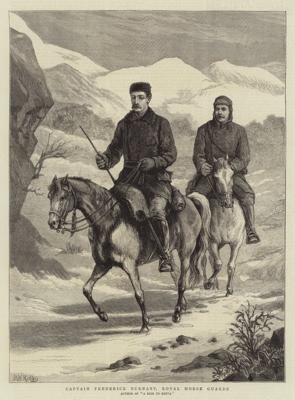 Kapitein Frederick Burnaby, Royal Horse Guards door Matthew White Ridley