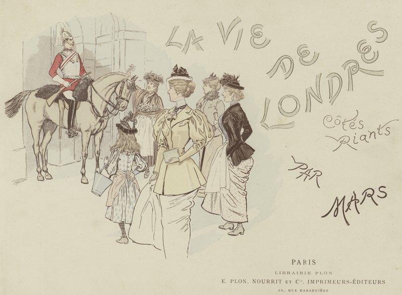 Illustratie voor La Vie De Londres door Mars door Maurice Charles Mathieu Bonvoisin
