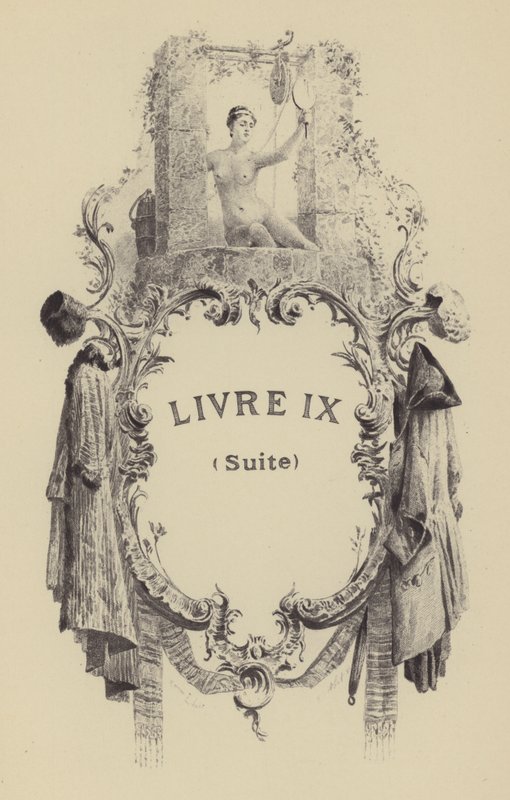 Illustratie voor Boek IX van Les Confessions de Jean-Jacques Rousseau door Maurice Leloir