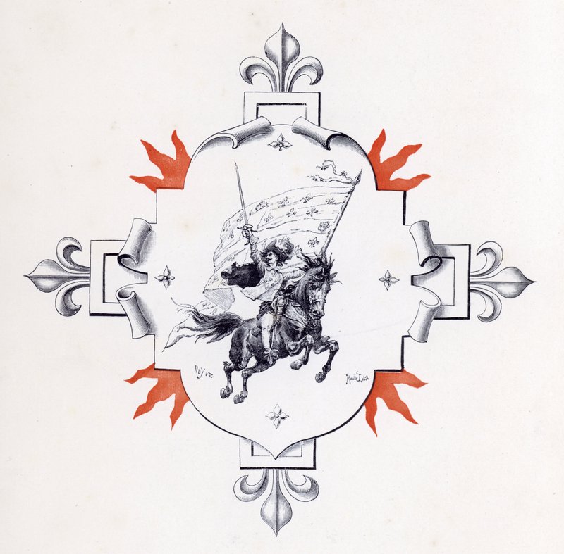 Illustratie voor De Drie Musketiers door Maurice Leloir