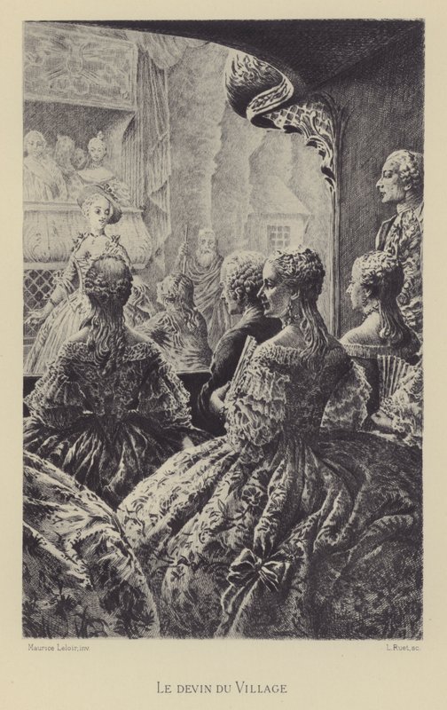 De dorpswaarzegger door Maurice Leloir