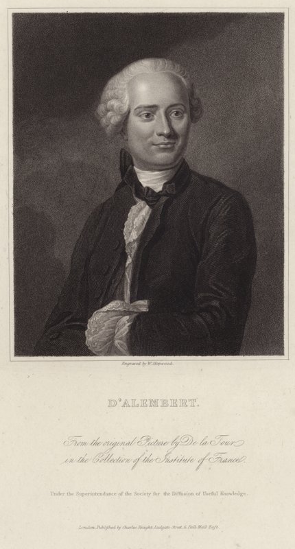 Portret van Jean le Rond d