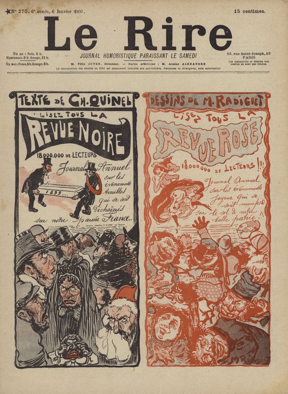 Illustratie voor Le Rire door Maurice Radiguet