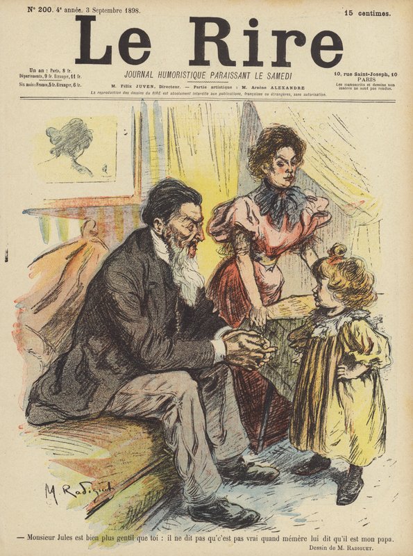 Illustratie voor Le Rire door Maurice Radiguet
