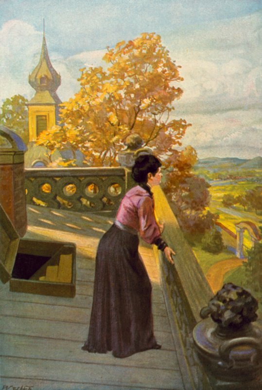 Illustratie voor Jane Eyre door Charlotte Bronte door Max Wulff