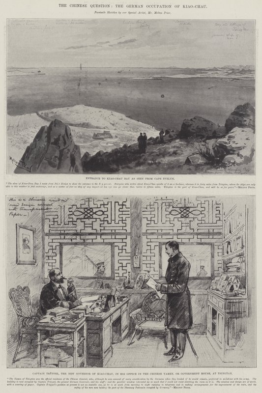 De Chinese Kwestie, de Duitse Bezetting van Kiao-Chau door Melton Prior