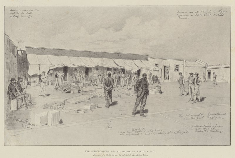 De revolutionairen van Johannesburg in de gevangenis van Pretoria door Melton Prior
