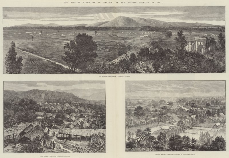 De Militaire Expeditie naar Manipur, aan de Oostelijke Grens van India door Melton Prior