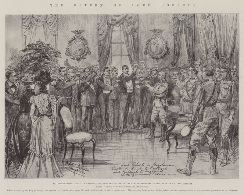 De terugkeer van Lord Roberts door Melton Prior