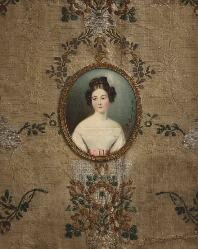 Portret van een jonge Weense vrouw door Michele Albanesi