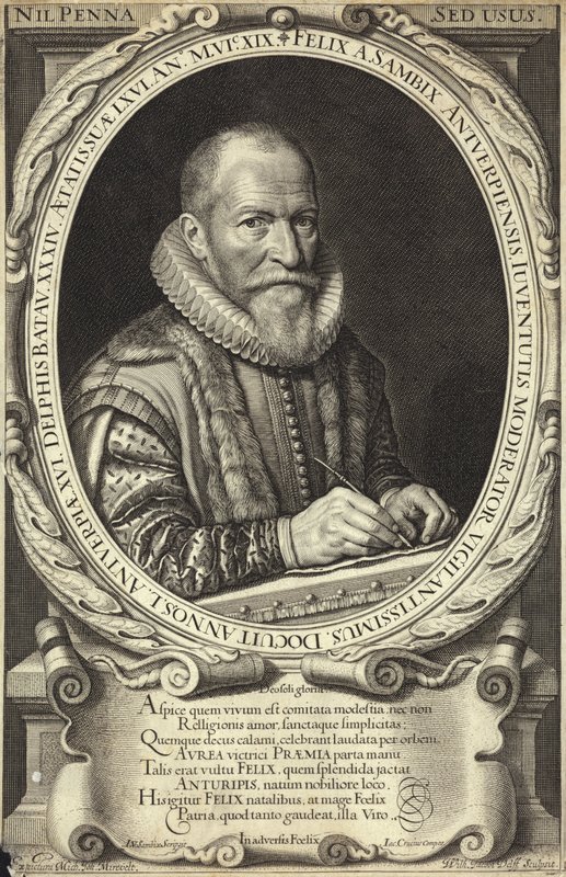 Portret van Felix van Sambix door Michiel Jansz van Mierevelt