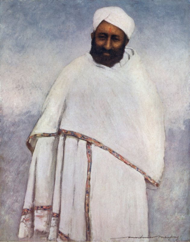 Een Kasjmiri Pandit door Mortimer Ludington Menpes