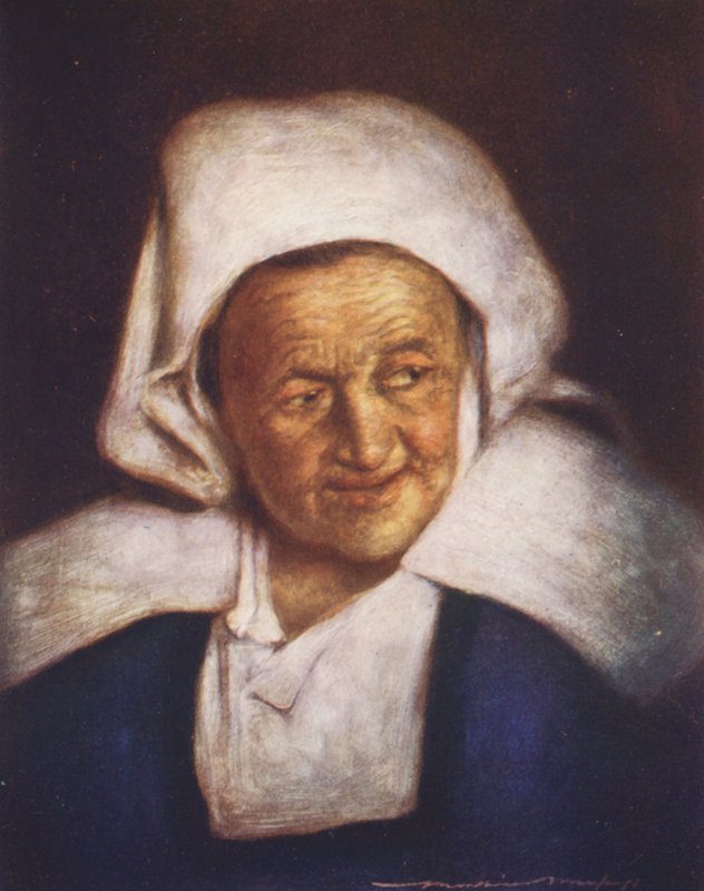 Een Oude Vrouw door Mortimer Ludington Menpes