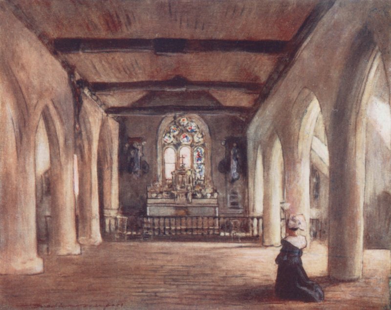Kerk van St. Mody door Mortimer Ludington Menpes