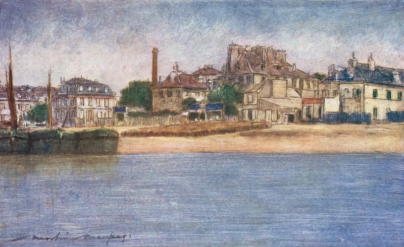 De Seine bij Charenton door Mortimer Ludington Menpes