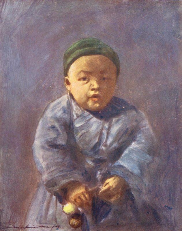 Wereldkinderen: Chinees, Kleine Dikke door Mortimer Ludington Menpes
