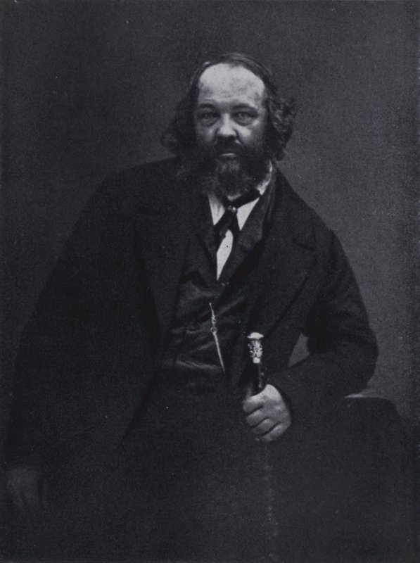 De revolutionair Michael Alexandrowitsch Bakunin door Nadar
