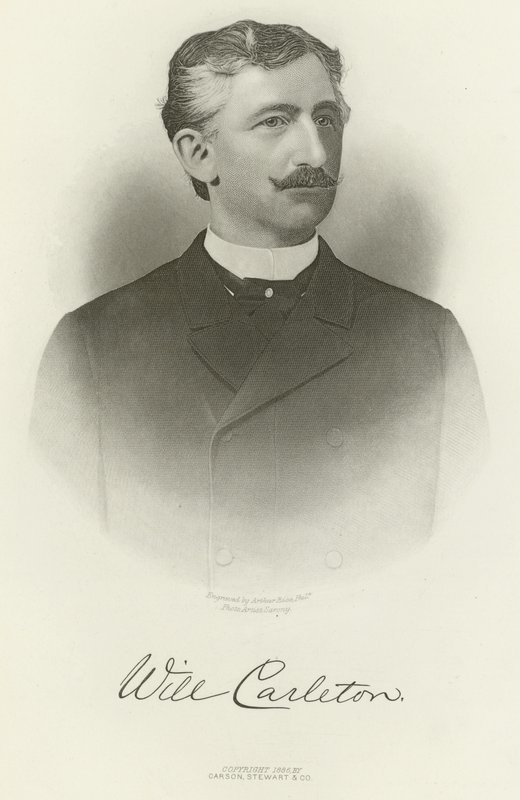 Will Carleton door Napoleon Sarony