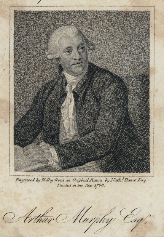 Arthur Murphy, Ierse schrijver door Nathaniel (after) Dance Holland