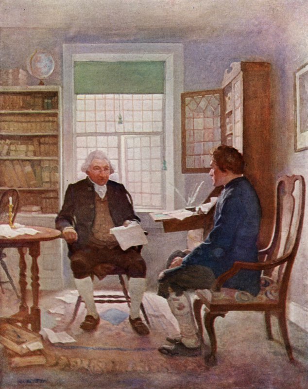 Illustratie voor Kidnapped door Robert Louis Stevenson door Newell Convers (after) Wyeth