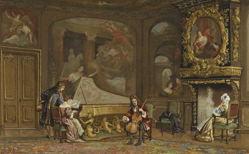 Interieur van een Nederlands huis, c1680 door Nico Steffelaar
