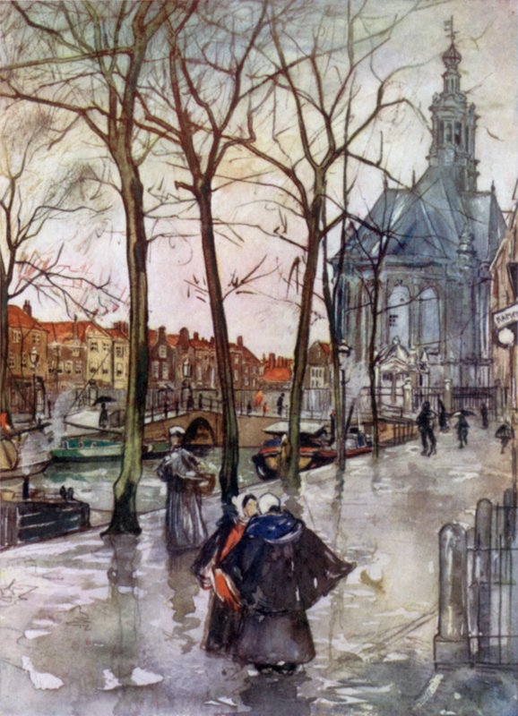 Kanaal de Turfmarkt, Den Haag door Nico Jungman