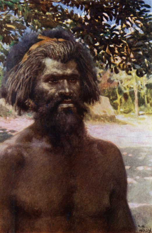 Type man van het eiland Tanna, Nieuwe Hebriden door Norman Hardy